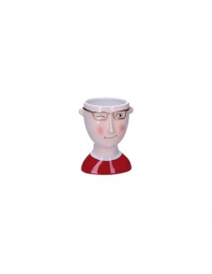 Portavaso in ceramica h 16 cm Mimmo oro - IROBINSON by Rituali Domestici 2