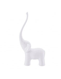 Porta anelli porta fortuna in melanina colore bianco - ELEPHANT by Balvi