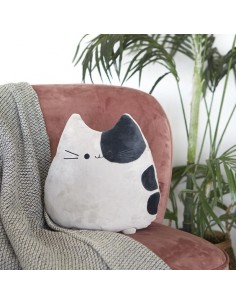 Cuscino gatto morbido colore grigio - SWEET KITTY by Balvi