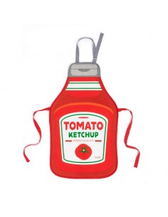 Grembiule da cucina in poliestere flacone di ketchup - TOMATO by Balvi 2