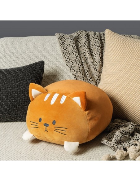 Cuscino morbido a forma di gatto marrone cm 30 - KITTY by Balvi