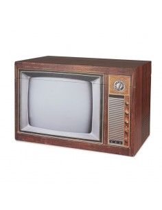 Baule televisore vintage in mdf h 34 cm - VINTAGE TV by Balvi