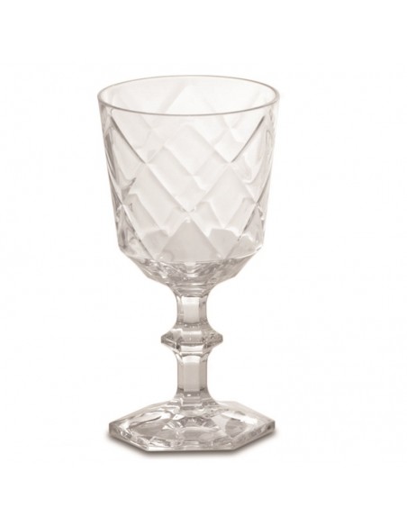Set 6 bicchieri vino in acrilico trasparente - CHEERS by Baci Milano