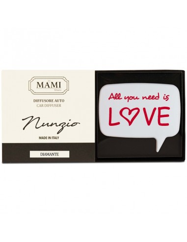 Diffusore di profumo per auto ALL YOU NEED IS LOVE - Nunzio by Mami Milano