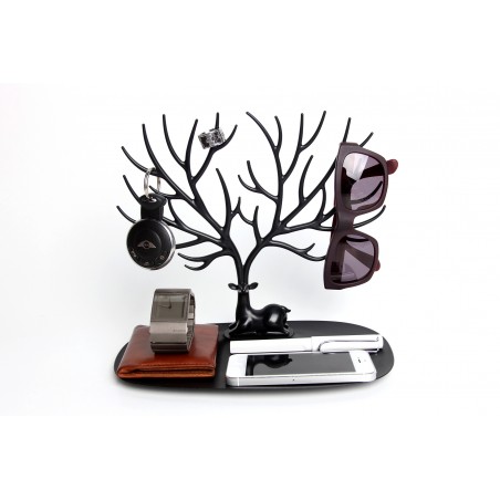 Portagioie e svuotatasche albero cervo - MY DEER TRAY by Qualy