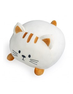 Cuscino morbido a forma di gatto bianco cm 30 - KITTY by Balvi