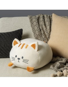 Cuscino morbido a forma di gatto bianco cm 30 - KITTY by Balvi 2