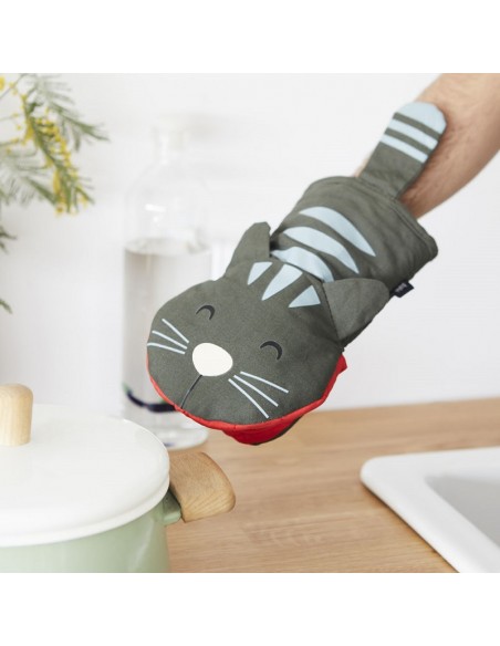 Guantone da forno gatto grigio - MEOW! by Balvi