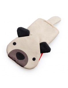 Guantone da forno cane beige poliestere silicone - WOOF! by Balvi 2