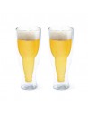Set 2 bicchieri da birra doppio vetro 250 ml - GRAVITY by Balvi