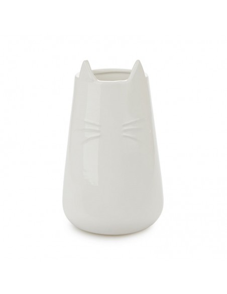 Barattolo vaso multiuso a forma di gatto ceramica h 20,5 - MEOW by Balvi