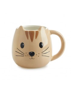 Mug a forma di gatto colore arancione 400 ml - KITTY by Balvi 2