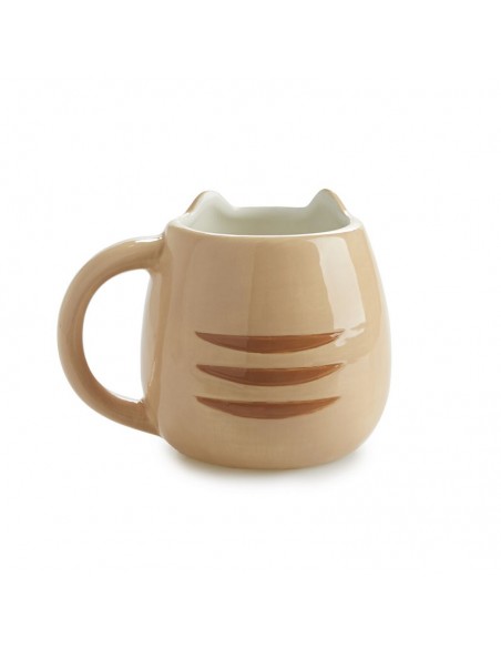 Mug a forma di gatto colore arancione 400 ml - KITTY by Balvi