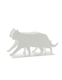 Portariviste sagoma di gatto colore bianco h. 21,5 cm - FELINE by Balvi 2