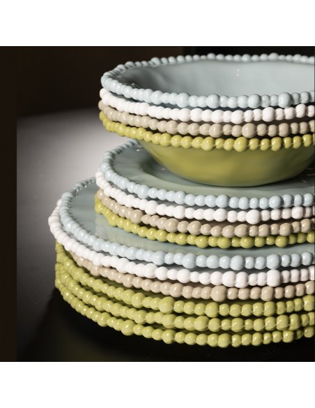 Piatto fondo in melamina tortora diam 21 cm - JOKE TABLE & KITCHEN by Baci Milano