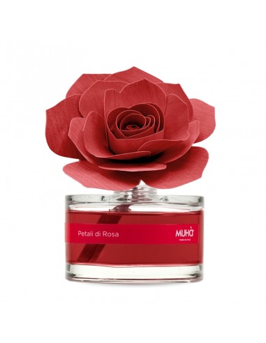 Profumatore di ambienti con rosa rossa 50 ml Petali di Rosa - ROSE by Muhà