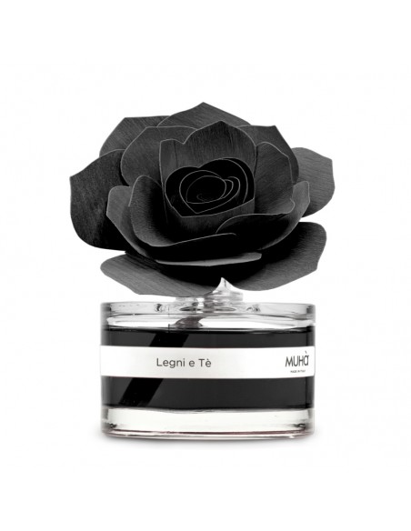 Profumatore di ambienti con rosa nera 50 ml Legni e Te' - ROSE by Muhà