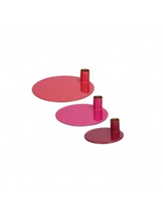 RITUALI DOMESTICI Set 3 portacandele cerchi in metallo NONSOLOROSSO