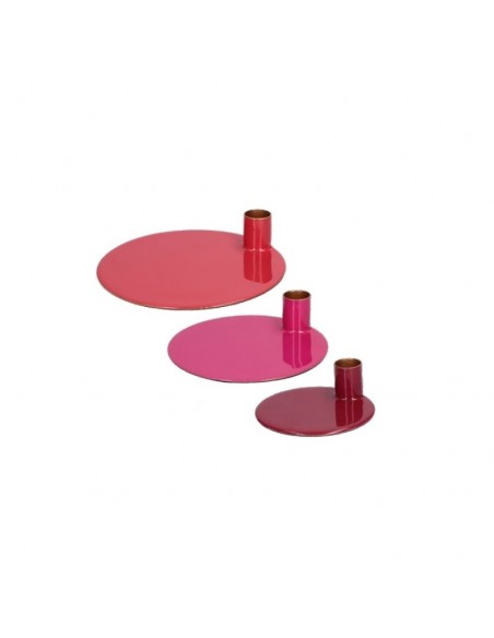 RITUALI DOMESTICI Set 3 portacandele cerchi in metallo NONSOLOROSSO