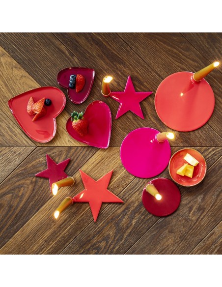 RITUALI DOMESTICI Set 3 portacandele stella in metallo NONSOLOROSSO