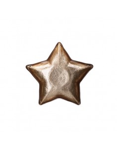 RITUALI DOMESTICI piatto stella in vetro color oro 16 cm NEIMIEIPENSIERI