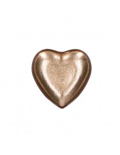 RITUALI DOMESTICI Piatto cuore vetro colore oro cm 16 NEIMIEIPENSIERI