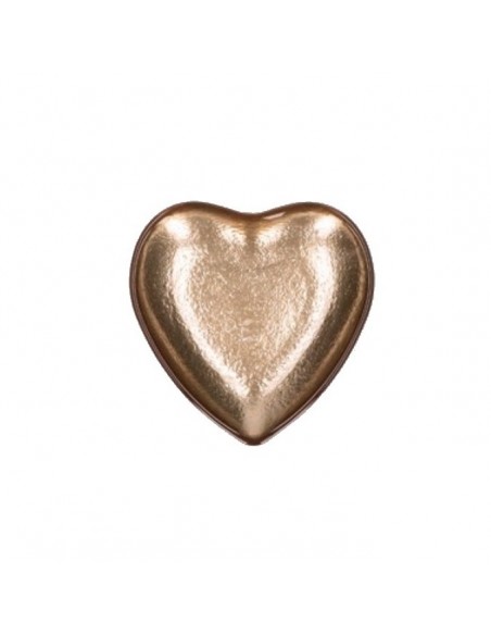 RITUALI DOMESTICI Piatto cuore vetro colore oro cm 16 NEIMIEIPENSIERI