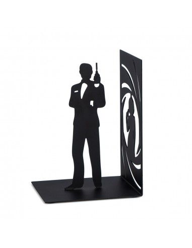 BALVI fermalibri in metallo verniciato nero h 17 cm JAMES BOND