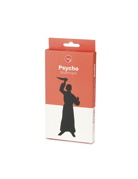 BALVI segnalibro in nylon colore nero cm 14,8 PSYCHO
