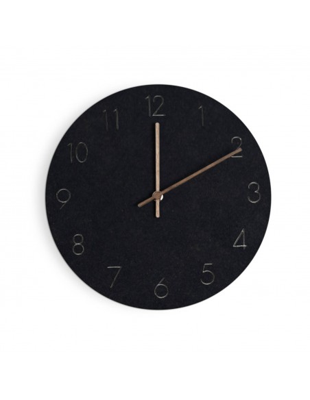 BALVI Orologio da parete colore nero diam. 29 cm BONNE HEURE
