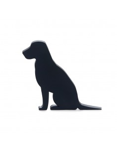 BALVI fermaporta in silicone colore nero h cm 12 CANINE