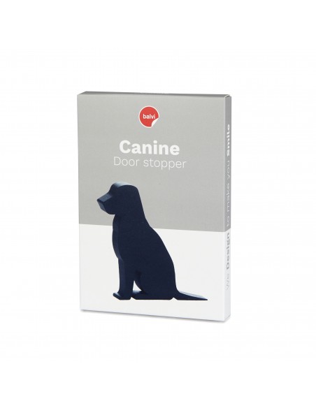 BALVI fermaporta in silicone colore nero h cm 12 CANINE
