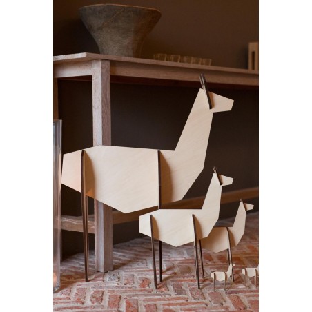 Decorazione figura di Lama 2 varianti dimensione - NORDIC  LLAMA by ATELIER PIERRE