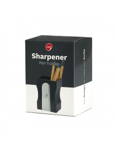 BALVI portapenne a forma di temperamatite col nero h 11,5 cm SHARPENER 2