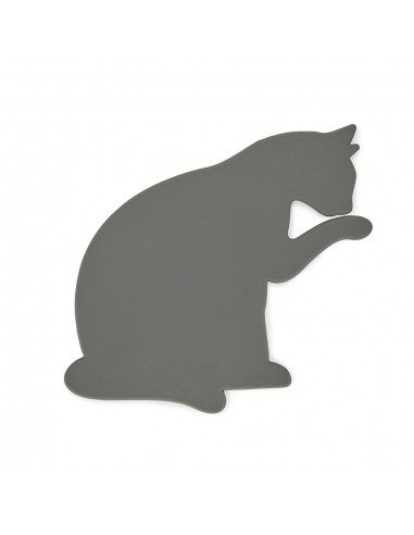 BALVI sottopentola gatto in silicone magnetico grigio h 21 cm FELINE