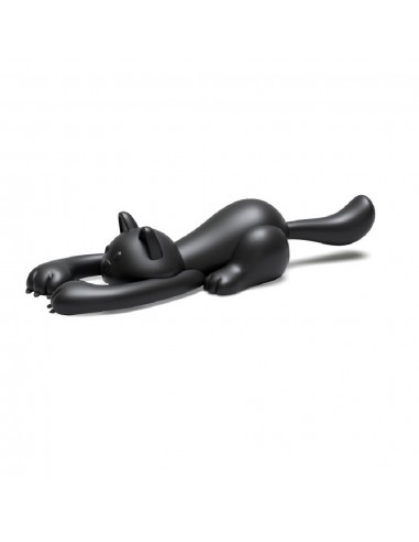 BALVI Apribottiglie a forma di gatto nero ABS/metallo Curious Cat