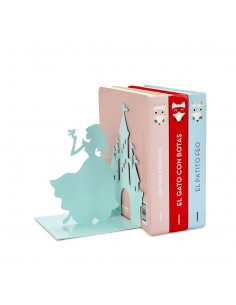 BALVI Fermalibri principessa in metallo verniciato turchese h 17 cm FAIRY TALE 2