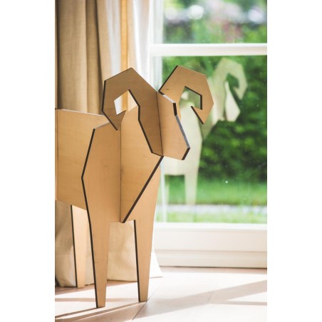 Decorazione figura di Montone 2 varianti dimensione - NORDIC  RAM by ATELIER PIERRE