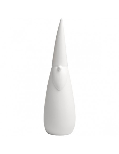 RADER babbo natale in ceramica con luce led h 22 cm