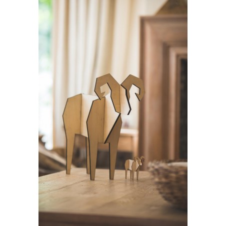 Decorazione figura di Montone 2 varianti dimensione - NORDIC  RAM by ATELIER PIERRE