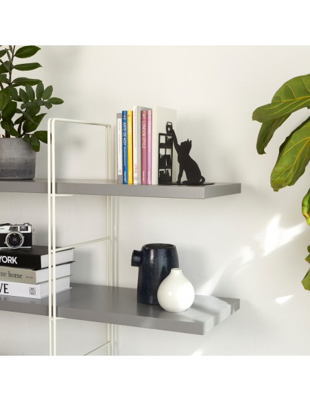 BALVI fermalibri gatto in metallo verniciato h 17 cm FISHING CAT