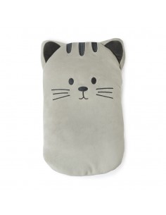 BALVI borsa acqua calda con copertura gatto in poliestere grigio KITTY 2