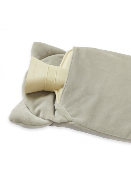 BALVI borsa acqua calda con copertura gatto in poliestere grigio KITTY