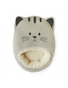 BALVI Scaldapiedi a forma di gatto grigio poliestere KITTY
