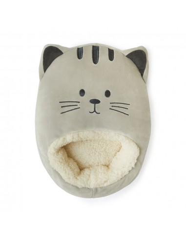 BALVI Scaldapiedi a forma di gatto grigio poliestere KITTY
