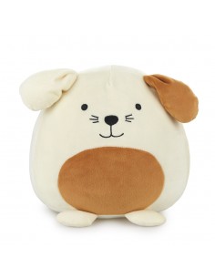 BALVI Cuscino a forma di cane colore bianco poliestere h 29 cm Woof!