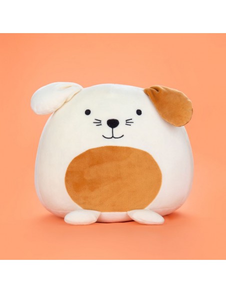 BALVI Cuscino a forma di cane colore bianco poliestere h 29 cm Woof!