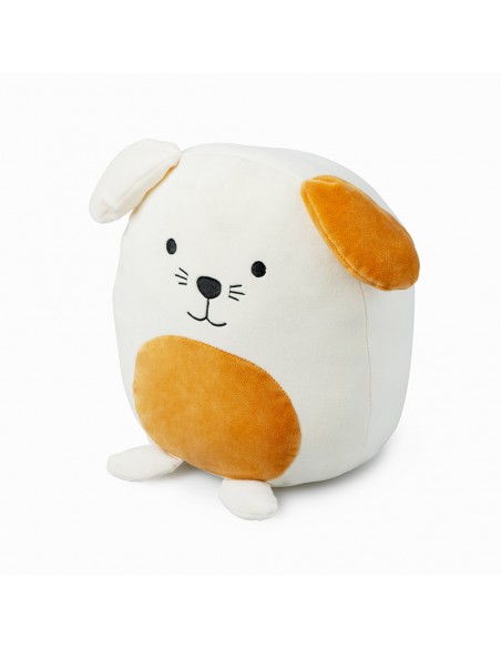 BALVI Cuscino a forma di cane colore bianco poliestere h 29 cm Woof!