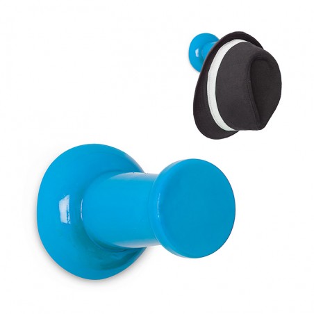Gancio Appendiabiti da parete colore azzurro - PIN IT  di Balvi