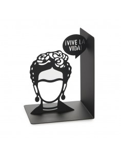 BALVI Fermalibri metallo verniciato nero h 17 cm FRIDA